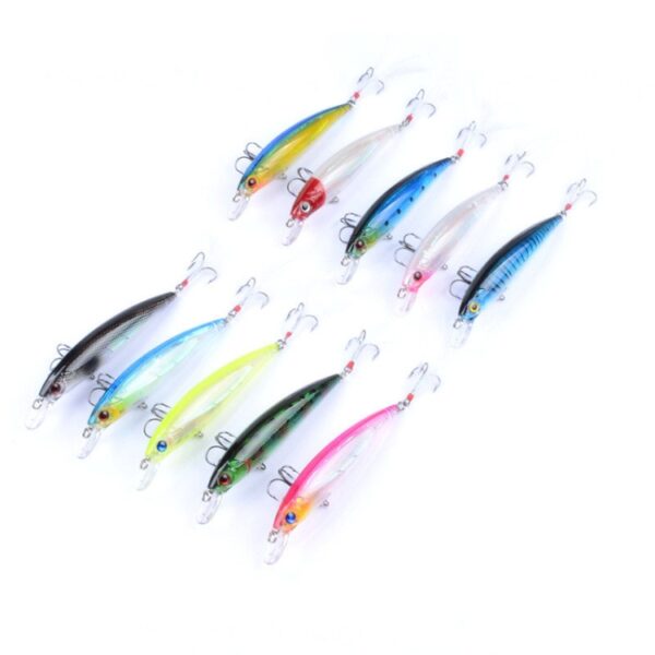 5 STKS M0195 11 cm/13.4g Kunstaas Casting Feather Hook Mino Hard Baits Bionic Bait, M0195 1, M0195 3, M0195 4, M0195 5, M0195 6, M0195 7, M0195 8, M0195 9, M0195 10 - Afbeelding 3
