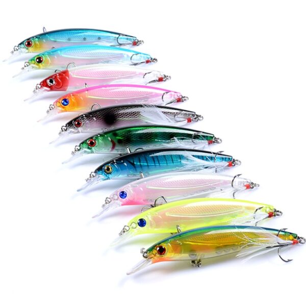 5 STKS M0195 11 cm/13.4g Kunstaas Casting Feather Hook Mino Hard Baits Bionic Bait, M0195 1, M0195 3, M0195 4, M0195 5, M0195 6, M0195 7, M0195 8, M0195 9, M0195 10 - Afbeelding 4
