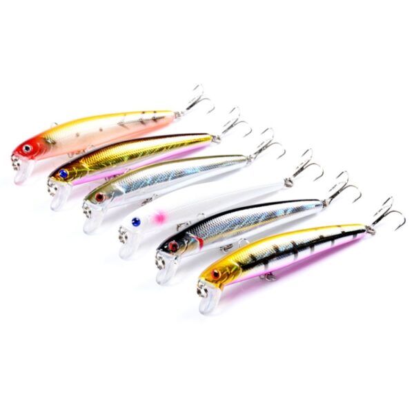 5 PCS M0205 9.6 cm/9.8g Minnow Bionic Nep Aas Plastic Drijvende Harde Aas, M0205 1, M0205 2, M0205 3, M0205 4, M0205 5, M0205 6 - Afbeelding 4