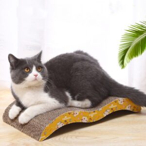M Kattenkrabplank van golfkarton Leuke kattenslijpplank, Color Random Delivery