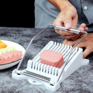 JA-958 2 stks Lunch Vlees Ham Snijmachine Huishoudelijke Fruitsnijder Banaan Gesneden Keuken Ei Snijder, JA-958 Ham Slicer (White), JA-958 Ham Slicer (Yellow)