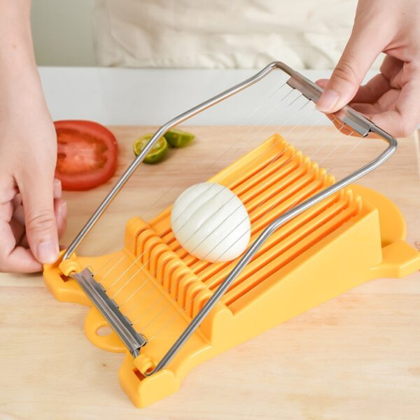 JA-958 2 stks Lunch Vlees Ham Snijmachine Huishoudelijke Fruitsnijder Banaan Gesneden Keuken Ei Snijder, JA-958 Ham Slicer (White), JA-958 Ham Slicer (Yellow) - Afbeelding 4
