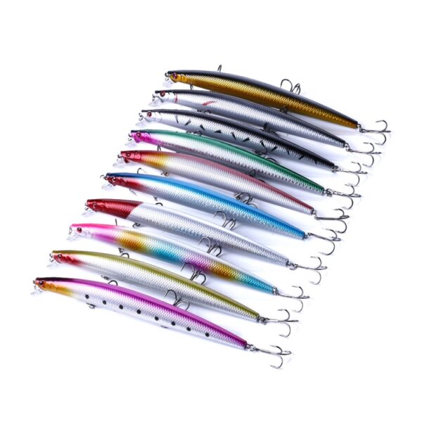 HENGJIA MI101 18cm 26g Lange afstand Casting Zeevissen Nep Kunstaas Minnow Baits, MI101 (5), MI101 (1), MI101 (2), MI101 (3), MI101 (6), MI101 (8), MI101 (9), MI101 (10), MI101 (10 Colors) - Afbeelding 3