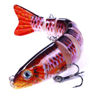 HENGJIA JM064 Multi-sectie Vis Minnow Bionische Nep Kunstaas Zeevissen Zinken Kunstaas, JM064 (1), JM064 (2), JM064 (3), JM064 (4), JM064 (5), JM064 (6), JM064 (7), JM064 (8), JM064 (9), JM064 (10), JM064 (11), JM064 (12)