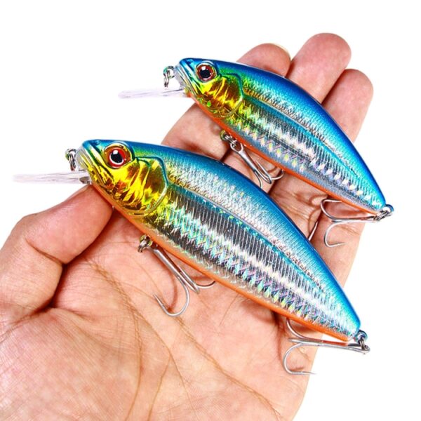 H Eng J i langsafstand werpend zinkend minnow vals aas, 9.5cm 15g, 12cm 32g - Afbeelding 5