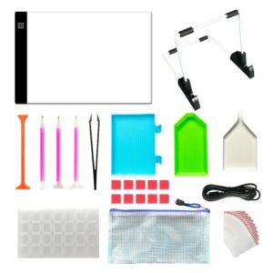 H-ZS4 DIY Diamond Painting Tools Kit Drill Pen Handgemaakte Lighting Board Combination Kit, Diamond Painting Tools Kit