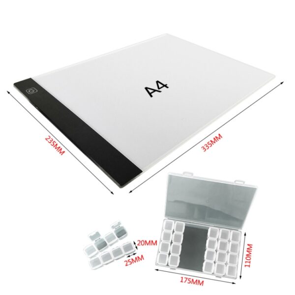 H-ZS4 DIY Diamond Painting Tools Kit Drill Pen Handgemaakte Lighting Board Combination Kit, Diamond Painting Tools Kit - Afbeelding 4