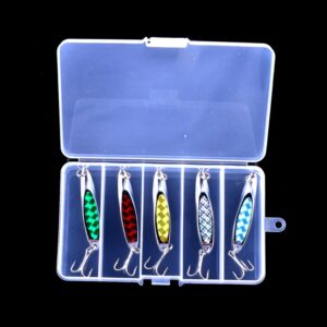HENGJIA SP0715B Laser Pailletten Schuin Gesneden Pailletten Aas, SP0715B (5 Colors Boxed)