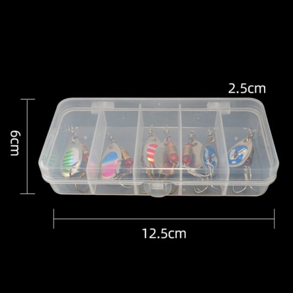 Roadrunner vals aas pailletten kunstaasset, kleur willekeurige levering, 5pcs, 10pcs - Afbeelding 4