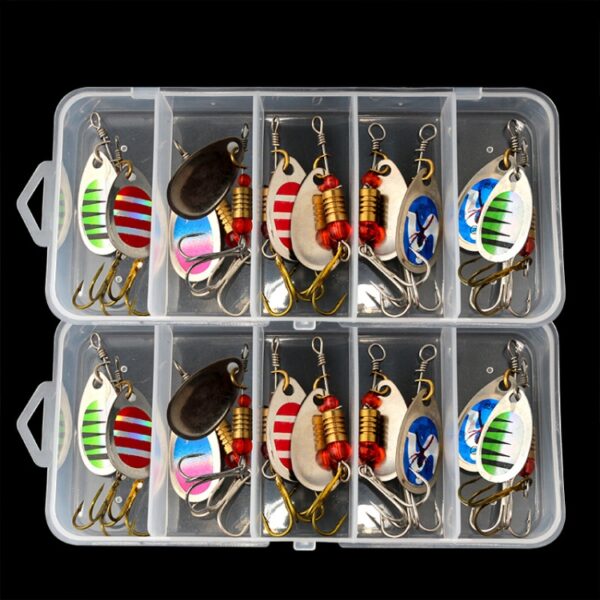 Roadrunner vals aas pailletten kunstaasset, kleur willekeurige levering, 5pcs, 10pcs - Afbeelding 5