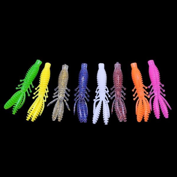 Drijvend Omgekeerd Garnalen Aas Met Omgekeerde Schroefdraad, 50pcs Small, 50pcs Large - Afbeelding 2