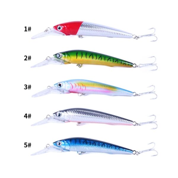 HENGJIA 18 cm 41g Zinken Drijvende Minnow Vissen Lokken Lange Tong Lokken Aas, MI207 (1), MI207 (2), MI207 (3), MI207 (4) - Afbeelding 2