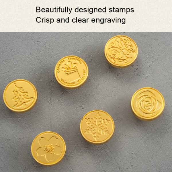 Geschenkdoos Fire Paint Stamp Set Retro Handboek Materiaal Accessoires DIY Boek Materiaal - Afbeelding 4