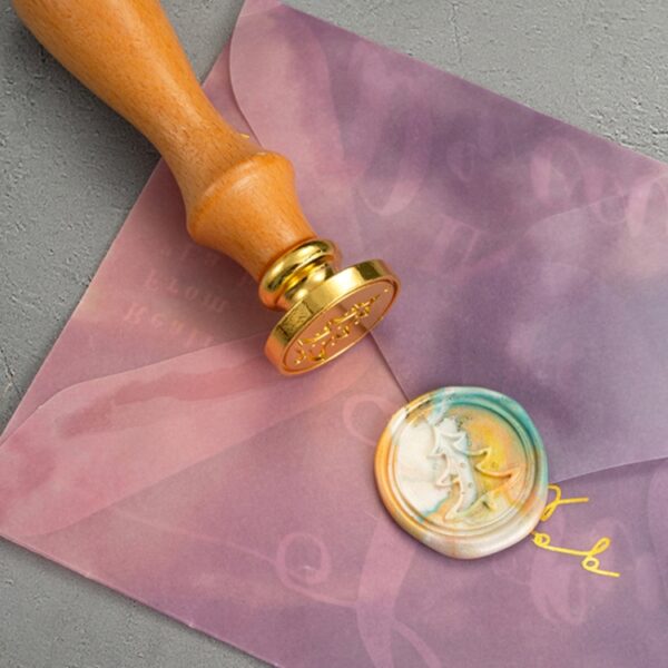 Geschenkdoos Fire Paint Stamp Set Retro Handboek Materiaal Accessoires DIY Boek Materiaal - Afbeelding 7