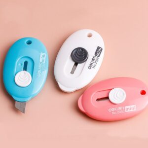 Deli 2050 klein mini snoepkleurig mes briefpapier