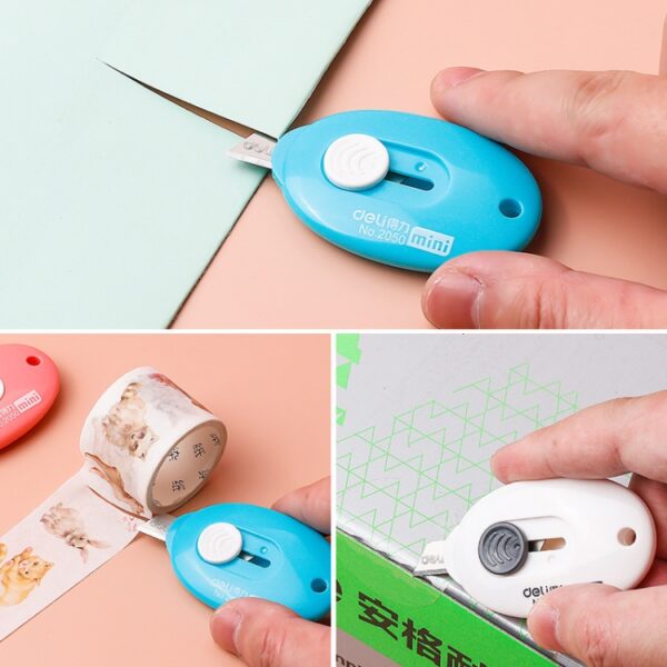 Deli 2050 klein mini snoepkleurig mes briefpapier - Afbeelding 7