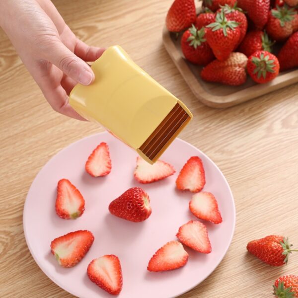 Cup Slicer Aardbei Druif Groenten Snijgereedschap Keukengadget - Afbeelding 3
