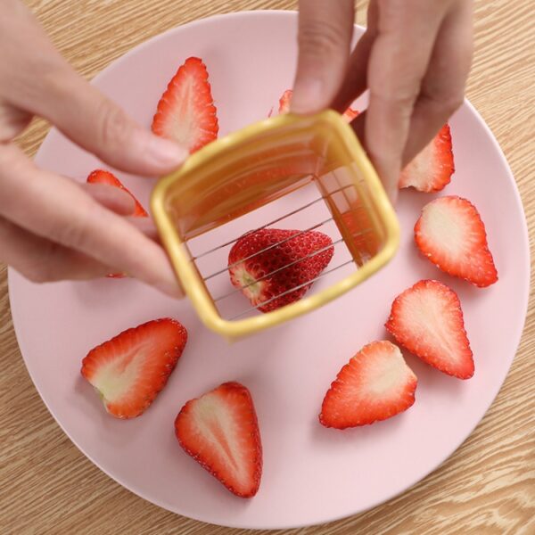 Cup Slicer Aardbei Druif Groenten Snijgereedschap Keukengadget - Afbeelding 4