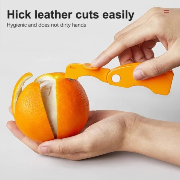 Opvouwbare sinaasappelschiller, stripper, schilmes, keukengereedschap, Orange Peeler - Afbeelding 5