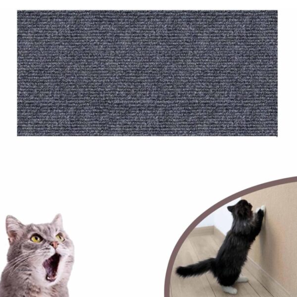 Trimbare zelfklevende kattenkrabmat DIY-klimkattenkrabber, 30 x 100cm, 40 x 100cm, 60 x 100cm