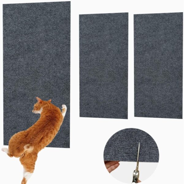 Trimbare zelfklevende kattenkrabmat DIY-klimkattenkrabber, 30 x 100cm, 40 x 100cm, 60 x 100cm - Afbeelding 2