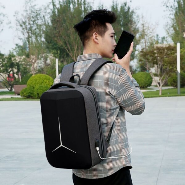 Multifunctionele waterdichte zakelijke sportlaptoprugzak met USB-poort, 15 inch, 17 inch - Afbeelding 13