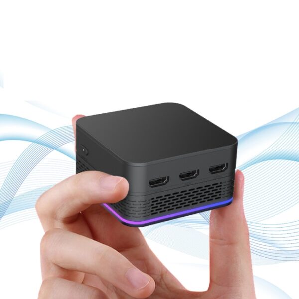 12th Alder Lake Dual Gigabit LAN+3 HDMI 4K HD Pocket Mini-pc, T9 Plus N100 DDR5 8G+0G US Plug, T9 Plus N100 DDR5 8G+0G EU Plug, T9 Plus N100 DDR5 8G+0G UK Plug, T9 Plus N100 DDR5 16G+0G US Plug, T9 Plus N100 DDR5 16G+0G UK Plug... - Afbeelding 4