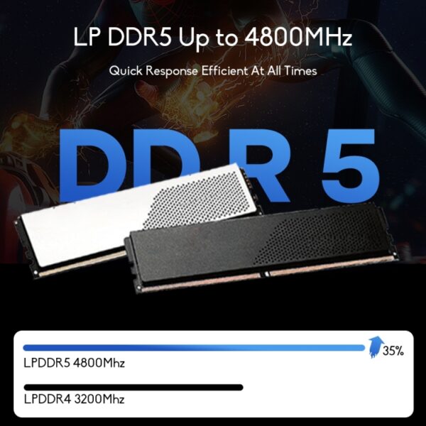 12th Alder Lake Dual Gigabit LAN+3 HDMI 4K HD Pocket Mini-pc, T9 Plus N100 DDR5 8G+0G US Plug, T9 Plus N100 DDR5 8G+0G EU Plug, T9 Plus N100 DDR5 8G+0G UK Plug, T9 Plus N100 DDR5 16G+0G US Plug, T9 Plus N100 DDR5 16G+0G UK Plug... - Afbeelding 9