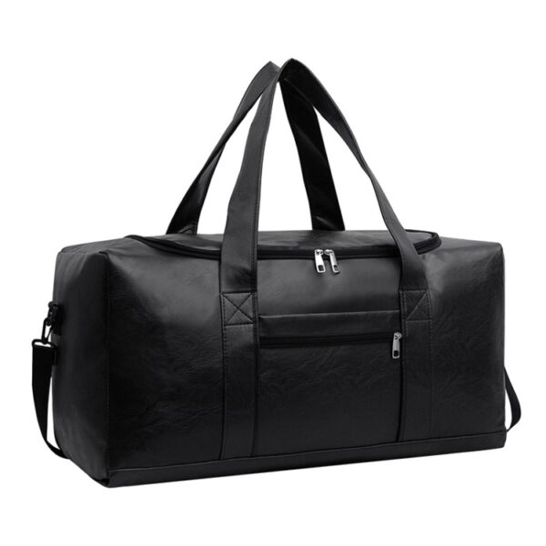 Grote zakelijke handtas voor heren, waterdichte leren bagagetas voor korte reizen, Small Black, Small Brown, Large Black, Large Brown