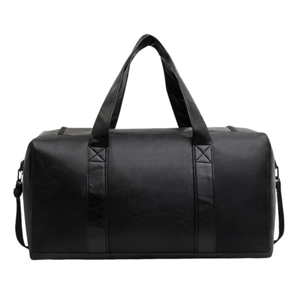 Grote zakelijke handtas voor heren, waterdichte leren bagagetas voor korte reizen, Small Black, Small Brown, Large Black, Large Brown - Afbeelding 3