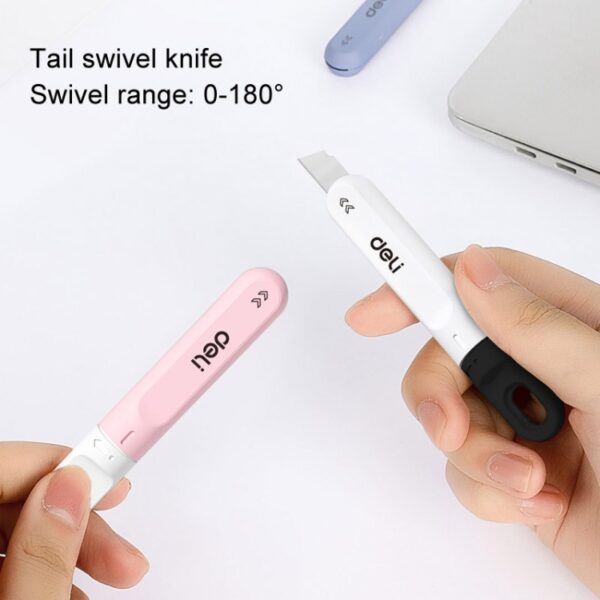 Deli DL412 Mini Small Art Knife Courier Draagbare Doosopener - Afbeelding 5