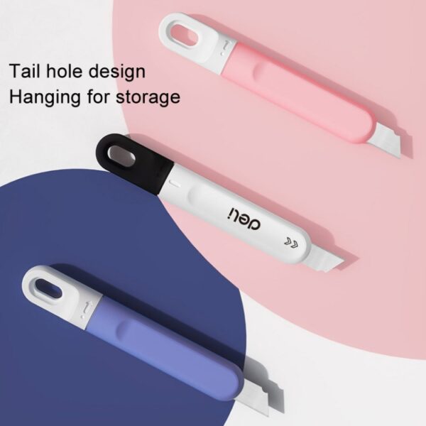 Deli DL412 Mini Small Art Knife Courier Draagbare Doosopener - Afbeelding 6