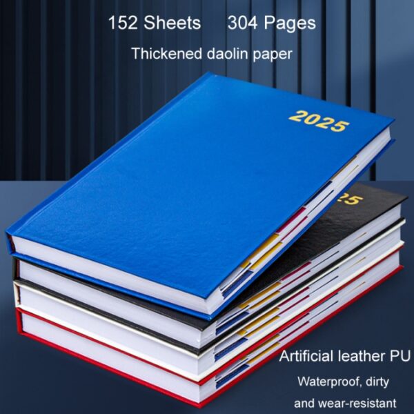 2025 A5 Agenda Boek Planner Notebook 304 Pagina's Dagelijkse Kantooragenda - Afbeelding 11
