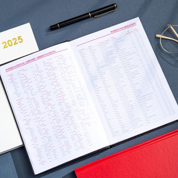 2025 A5 Agenda Boek Planner Notebook 304 Pagina's Dagelijkse Kantooragenda - Afbeelding 10