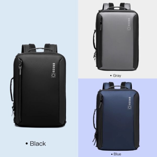 Ozuko Business Laptop USB Rugzak Heren Schooltas - Afbeelding 2