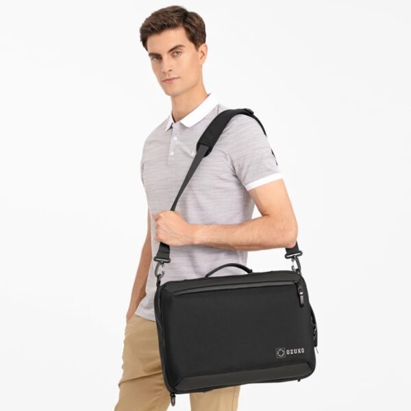 Ozuko Business Laptop USB Rugzak Heren Schooltas - Afbeelding 12