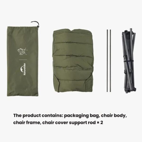 Naturehike Outdoor Opvouwbare Schommelstoel Draagbare Ligstoel Vrijetijds Camping Picknick Schommelstoel - Afbeelding 9