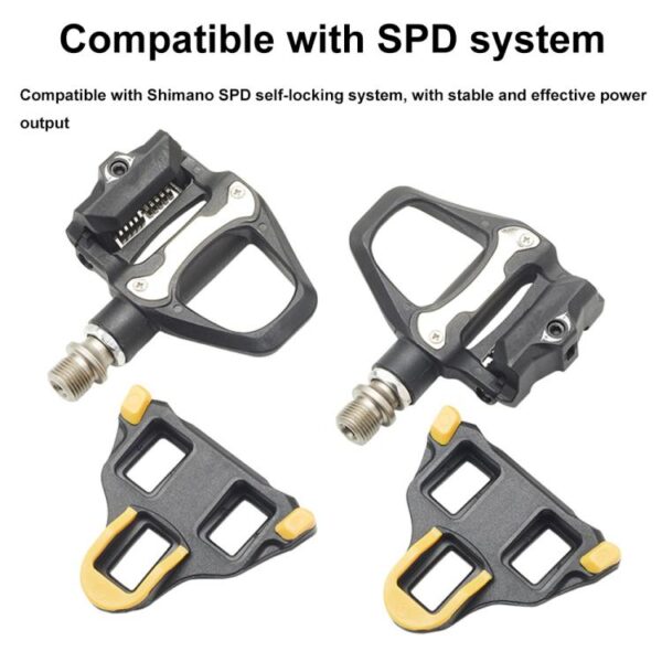 RACEWORK 1pair Road Bicycle Riding Anti-slip Self-locking Pedals - Afbeelding 4