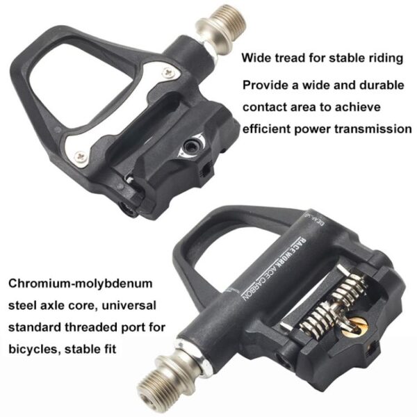 RACEWORK 1pair Road Bicycle Riding Anti-slip Self-locking Pedals - Afbeelding 6