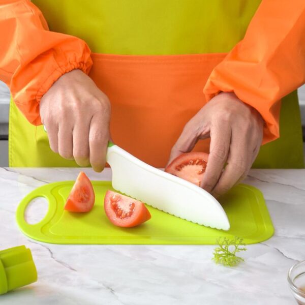 Children Plastic Cooking Knife Set Kids DIY Peeler Kicthen Tools, 13 In 1, 17 In 1 - Afbeelding 3