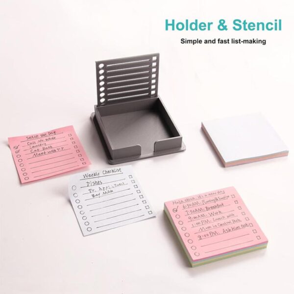 Office Sticky Note Template Box Student Planner Maker Saving Tool - Afbeelding 4