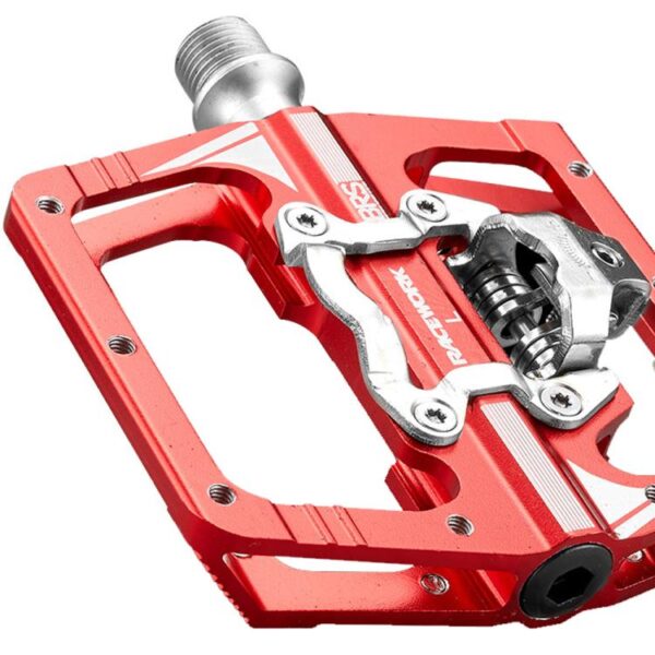 RACEWORK M215 Bicycle Lock Pedal To Flat Pedal Aluminum Alloy SPD Clipless Pedal - Afbeelding 3
