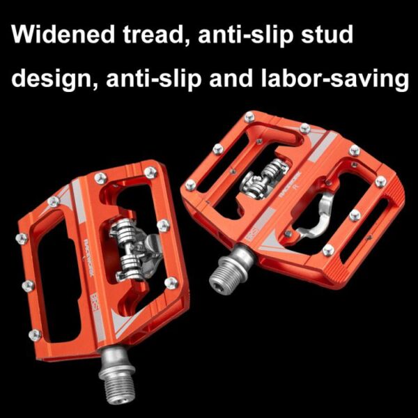 RACEWORK M215 Bicycle Lock Pedal To Flat Pedal Aluminum Alloy SPD Clipless Pedal - Afbeelding 5