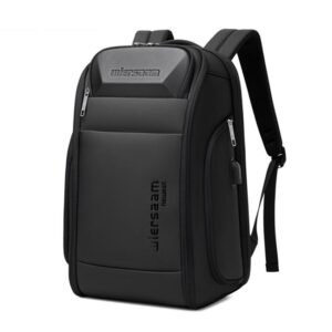 Wiersaam Men Waterproof Anti-Theft Business Backpack Travel Laptop Bag With USB Charging Port & Password Lock, Large, Middle, Small