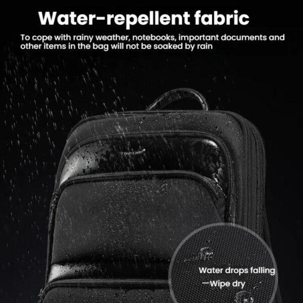 Men Expandable Waterproof Lightweight Laptop Backpack With Floating Zipper, Tigernu T-B9121  15.6 Inch, Tigernu T-B9121  17 Inch - Afbeelding 10
