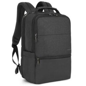 Men Anti-Theft Laptop Backpack with USB Charging Port, Headphone Hole & Comfort Shoulder Straps for Travel, Work Commute, Tigernu  15.6-inch Standard, Tigernu 19-inch Expandable