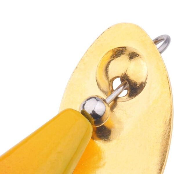 HENGJIA Single Hook Sequins Road Runner Bait Fishing False Lures, 5colors / Box - Afbeelding 5