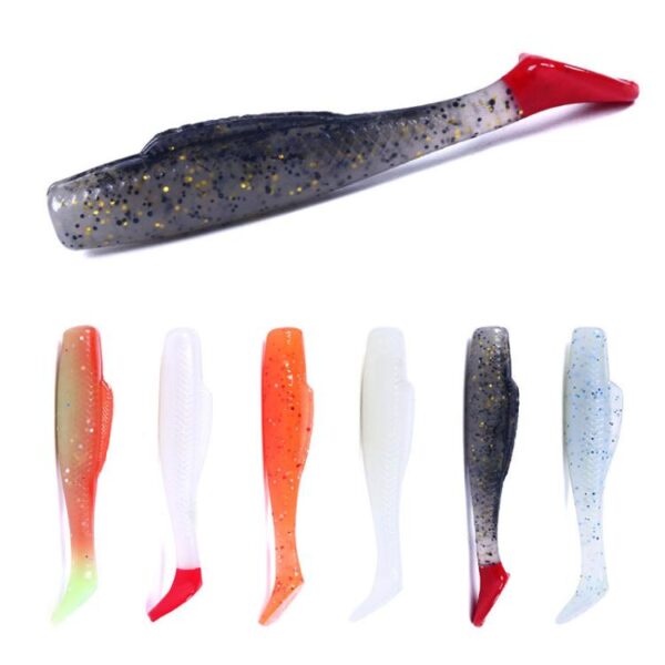 HENGJIA 6pcs / Box Outdoor Fishing Floating Soft Bait 8cm-5g Bionic False Lure, 1#, 2#, 3#, 4#, 5#, 6# - Afbeelding 2