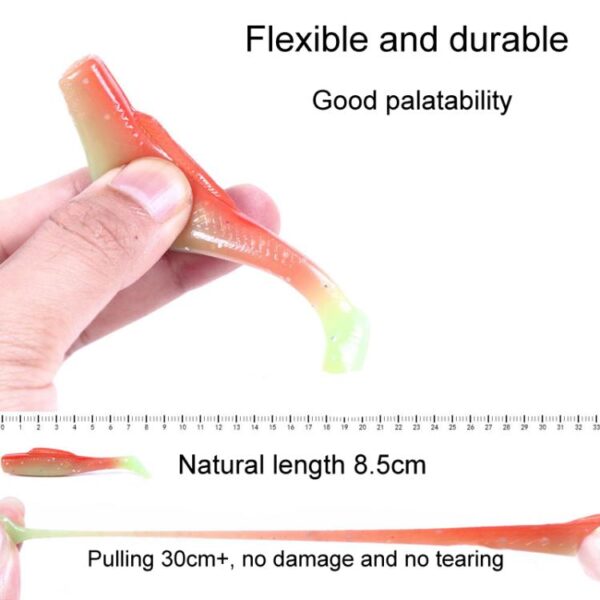 HENGJIA 6pcs / Box Outdoor Fishing Floating Soft Bait 8cm-5g Bionic False Lure, 1#, 2#, 3#, 4#, 5#, 6# - Afbeelding 6