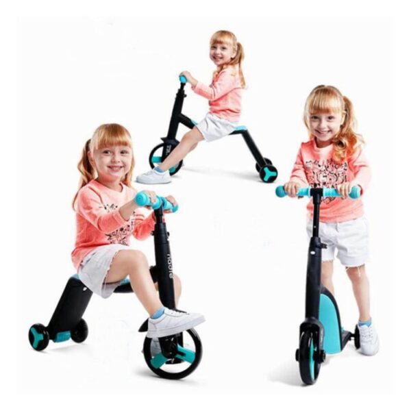 nadle Opvouwbare driewielige driewielige balansfiets-kinderscooter - Afbeelding 11